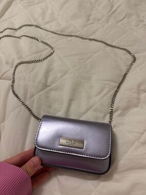 Kate spade Iridescent Lilac Women's Crossbody Bag Metallic Finish
